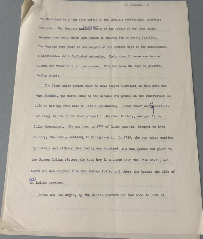 Chapel Address (Page Two)